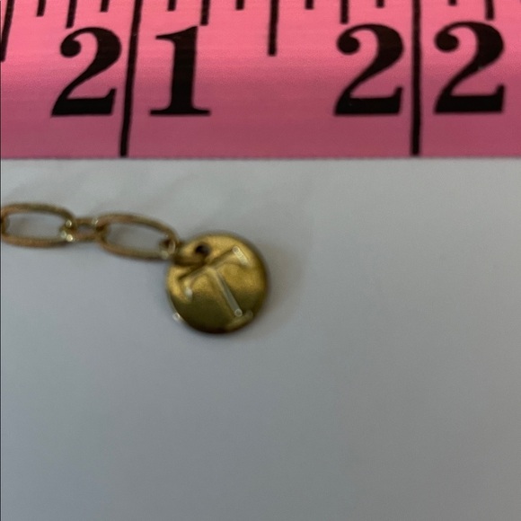 Talbots Holiday Beaded Necklace with Gold Chain - Picture 2 of 5